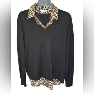 Equipment Femme Cashmere Silk Layered Sweater